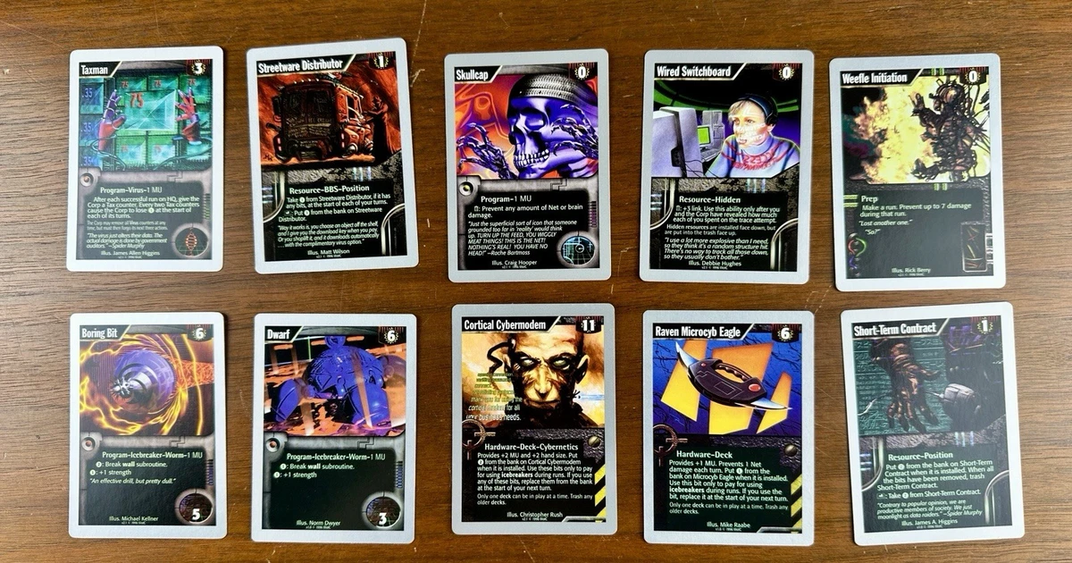 original netrunner booster box Netrunner Sealed Collectible Card Game Packs for sale