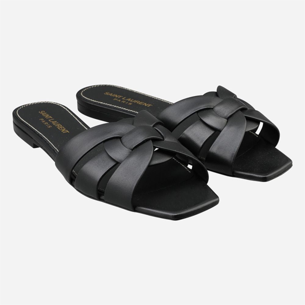 Saint Laurent Nupie sandali bassi nero 132456850