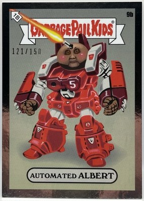 2022 Topps MLB x Garbage Pail Kids Automated Albert Pujols #9B Silver Foil /150