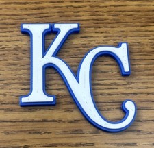 Kansas City Royals Full Size Batting Helmet Raised 3-D Logo. 2 Inches Tall.