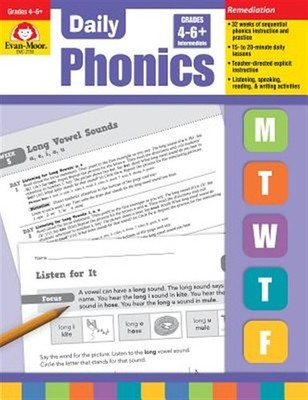 Daily Phonics, Grade 4-6+, Paperback by Allman, Barbara; Liscinsky, Camille, ...