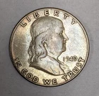 1949 P Franklin Silver Half Dollar