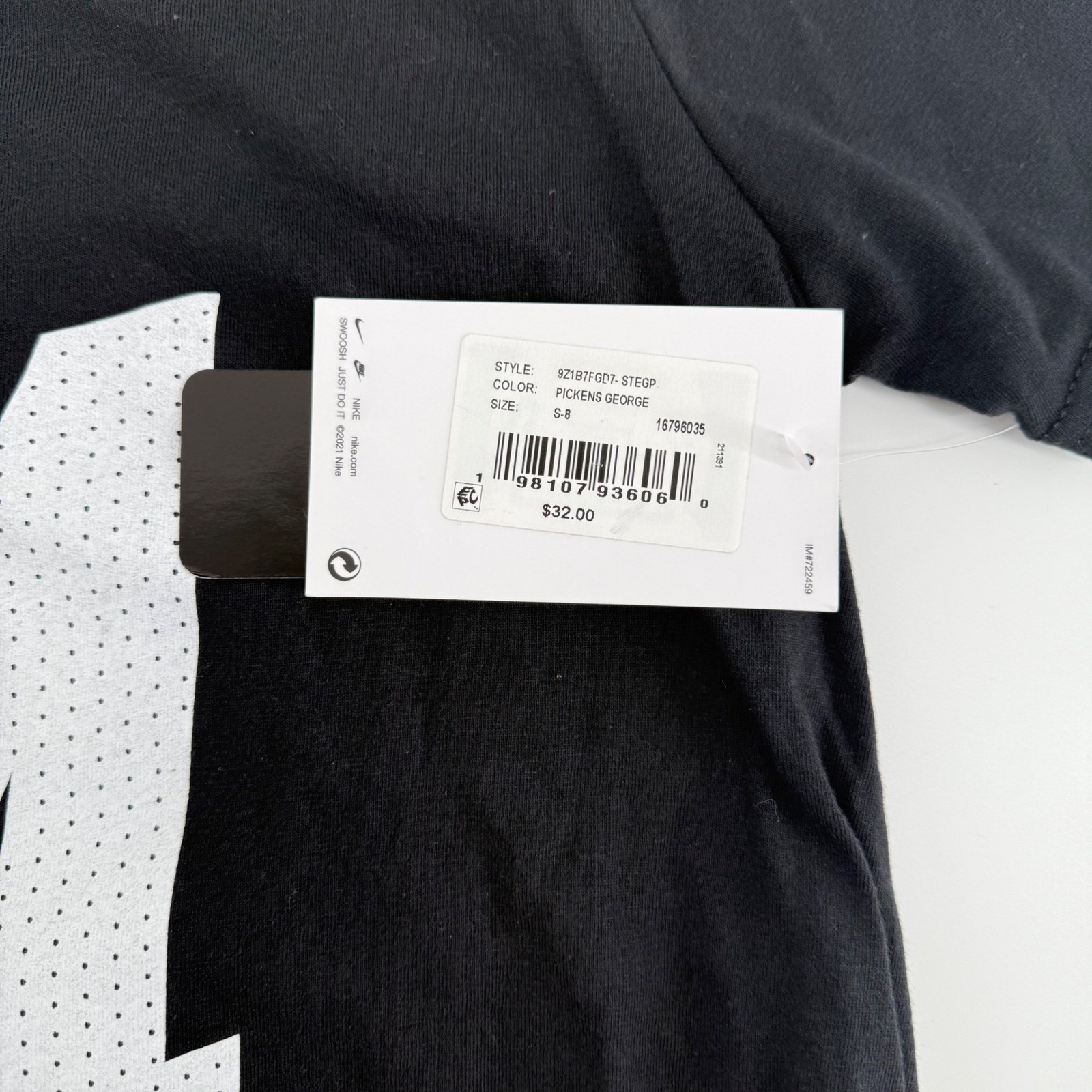 Kids Nike Pittsburgh Steelers George Pickens 14 Black T Shirt Size S-8 thumbnail 5