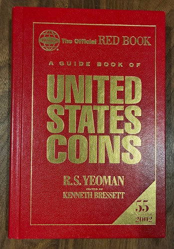 2002 GUIDE BOOK OF UNITED STATES COINS 55th EDITION "REDBOOK" BY R. S. YEOMAN - Afbeelding 1 van 7
