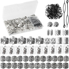 81PCS Viking Hair Beads Beard Ornaments Set - Premium Hair Jewelry and Dreadlo