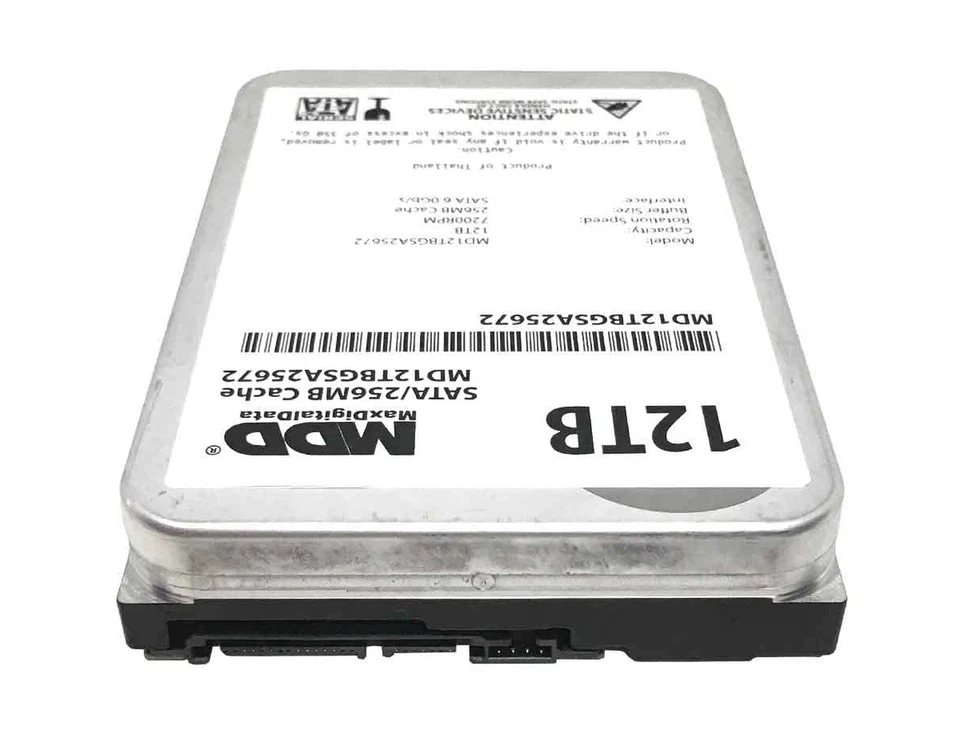 MDD 12TB 7200RPM SATA 6Gb/s 256MB Cache 3.5inch Internal Desktop Hard Drive, ... - Image 4 of 4