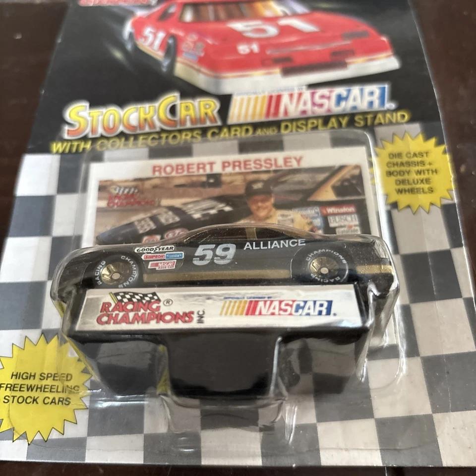 NASCAR  RACING CHAMPIONS 1991 1:64 #59 ROBERT PRESSLEY ALLIANCE DIE CAST CAR - Image 2 of 4