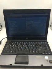 HP COMPAQ 6910P - BOOTS TO BIOS - INTEL CORE 2 DUO - NO RAM - READ DESCRIP - BB