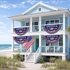 America 250th Birthday Bunting Flag, 1776-2026 Commemorative Patriotic Banner, 2