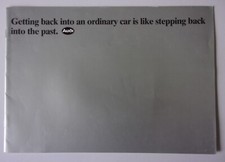 AUDI RANGE orig 1982 UK Mkt Sales Brochure  80 100 200 Turbo Coupe GT UR Quattro