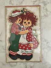 Vintage Hallmark Raggedy Ann  Andy Sealed Package Of Stickers Seals. 3 