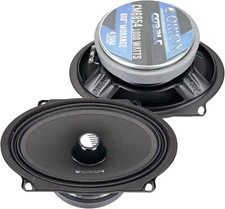 Pair of Orion 4-Ohm 250w RMS Cobalt High Efficiency 6x8 Midrange Bullet Speakers