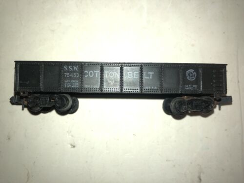 Arnold Rapido N Scale Cotton Belt #75453 40’ Gondola. Vintage
