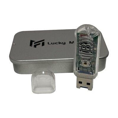 Lucky Miner LV03 73KH/s SHA-256 Bitcoin BTC Miner WIFI Solo Mining Lotto Device