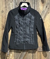 Guess Quilted Lightweight Puffer Jacket Full Zip W Zip Pockets Women’s Small EUC