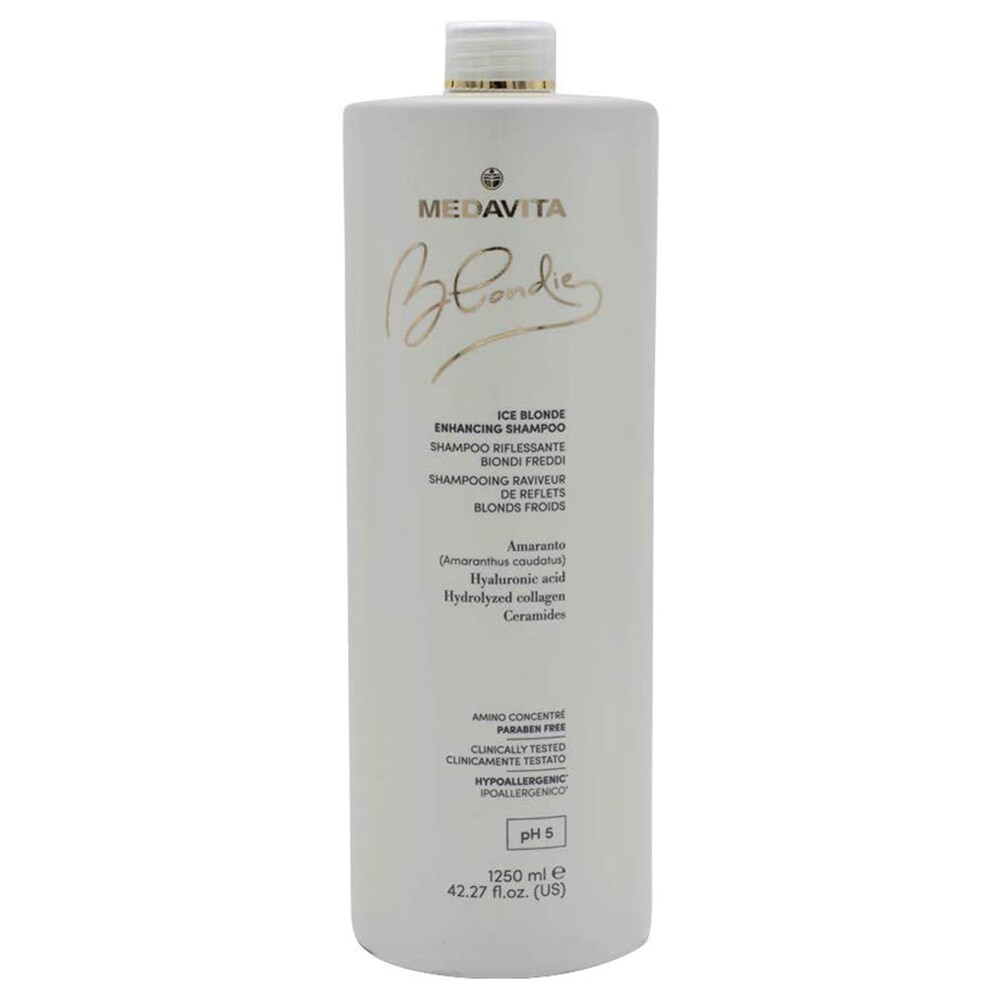 Medavita Blondie Ice Blondes Enhancing Shampoo 1250ml shampoo antiigiallo