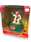 Vintage Coca Cola Christmas Rotating Ornament or Centerpiece Polar Bear NIB RARE