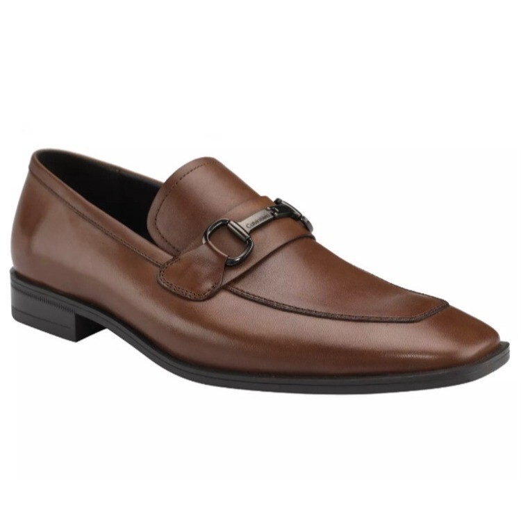 NWT - Calvin Klein Men\'s Brown Loafers Calvin Klein Follman Loafers, Dark Brown | Loafers | Men main image 2
