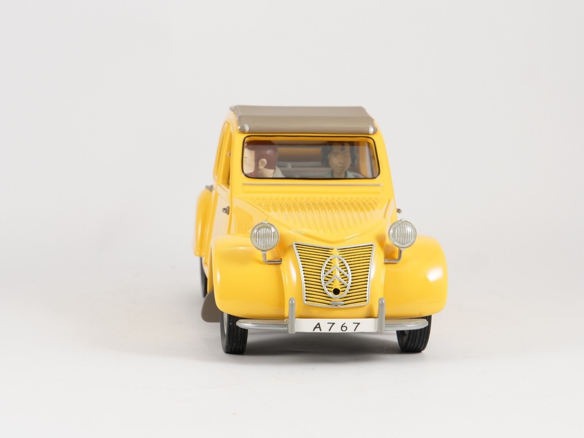 Citroën 2CV DF Coupé 1956 Blanche - Miniature 1/43 Avenue 43 - Résine Neuve