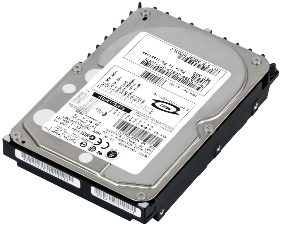 Hard Drive Dell 02X396 2X396 36GB 15000U/Min 8MB SCSI U320 MAS3367NP 3.5'' Inch - Image 3 of 3