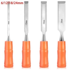 4 Piece Wood Chisel Woodworking Tools Set Wood Chisels Steel Hammer End