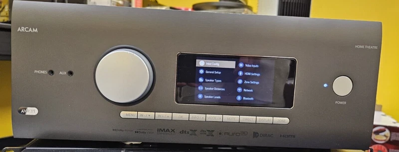 Arcam AVR31 7.1-Channel Home Theater HDMI 2.1 Class G AV Receiver w/ Bluetooth