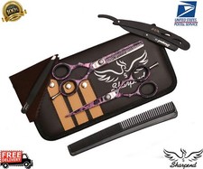 Professional Barber Hairdressing Scissors Hair Cutting Thinning Shear Set 5.5"