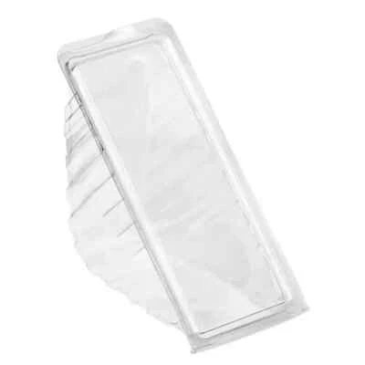 DELISUPPLIES Deep Fill Sandwich Wedge Clear Hinged Wedges Plastic Deli Buffet Case 50