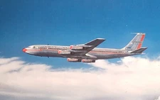 1960 American Airlines 707 Jet Aircraft Postcard. Nice Colored Card. #-1738