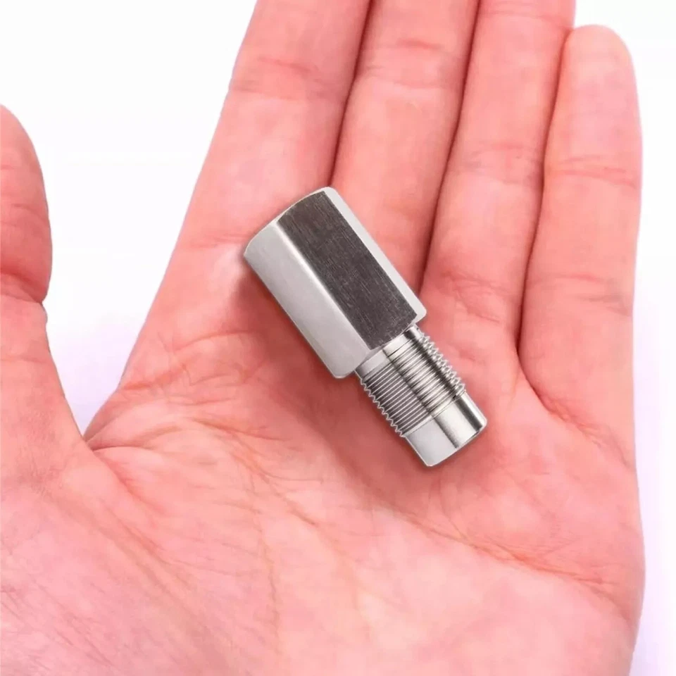 180° Oxygen O2 Sensor Spacer Extender Adapter Bung Extension Catalytic Converter - Image 4 of 4