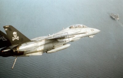 US Navy F-14A Tomcat aircraft USS THEODORE ROOSEVELT CVN-71 8X12 PHOTO