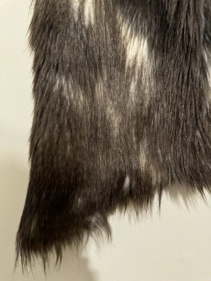 Romeo y Julieta Alta Costura Chaleco de Piel Sintética Chaqueta Chaleco Marrón Tostado Foto 3 de 4