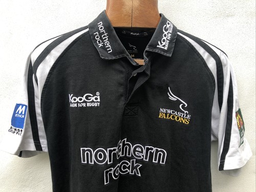 Newcastle Falcons Home Rugby Jersey KooGa 2003-2004 Men’s Medium Vintage Shirt - Picture 5 of 18