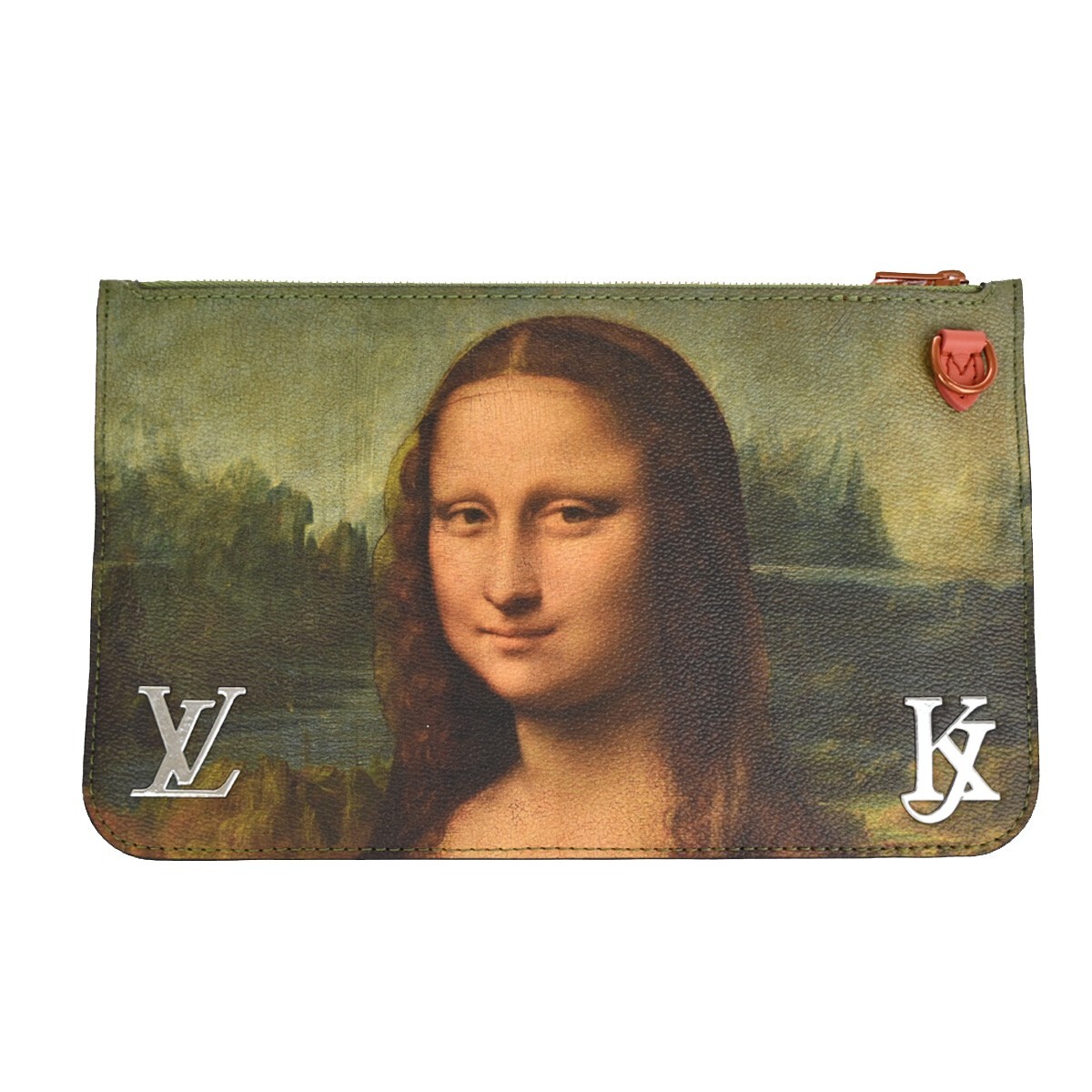 LOUIS VUITTON Neverfull MM Shoulder Bag Da Vinci Mona Lisa Pink