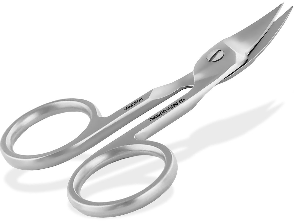 Fußnagelschere Gerade, 10,5 Cm, Edelstahl PREMIUM, Mit Stellschraube, Für Finger- & Fußnägel