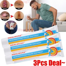 3PCS Hemorrhoid Cream, Hemorrhoid Treatment Ointment Hemorrhoids Pain Relief