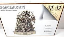 Brand New Sealed Wooden City 3D Wooden Puzzle Mechanical Model Ferris Wheel