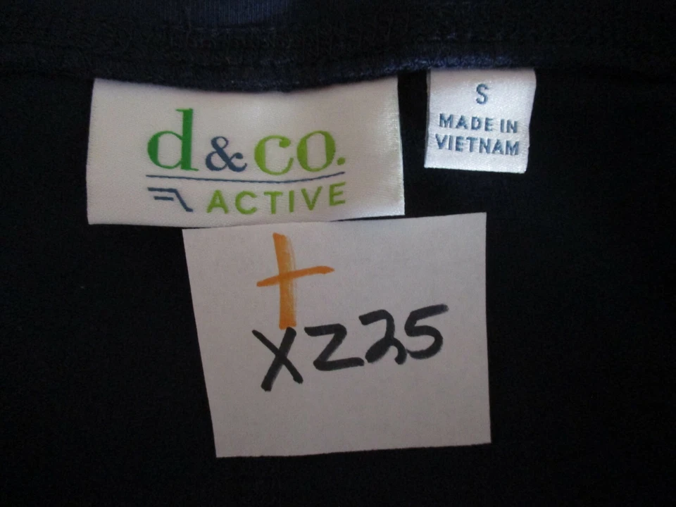 New Denim & Co. Leggings recortados activos pequeños azules elásticos para mujer XZ25 Foto 4 de 4