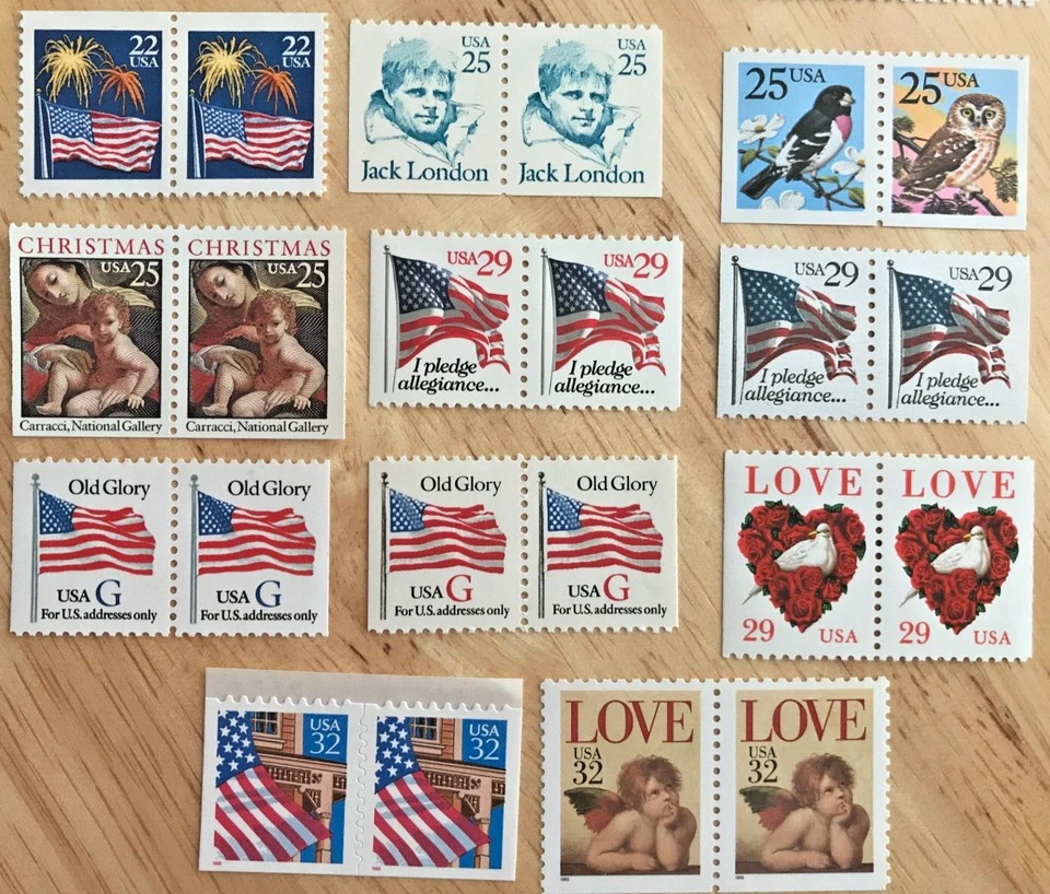 20 U.S. BOOKLET PAIRS OF MNH DEFINITIVE STAMPS - Image 3 of 4