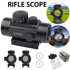 Tactical Optics Riflescope Red Green Dot Sight Scope 11/20mm Rail hunting 1X40mm