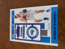 2019-20 Panini Contenders Game Ticket Purple 13/49 Nikola Vucevic #86