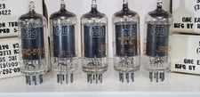 Lot of 5 VINTAGE 1961 NOS RCA JRC-5915 VACUUM TUBES