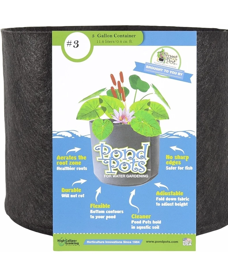 2 умных горшка гибкое водное растение для пруда 2 галлона и 3 галлона - Изображение 2 из 4