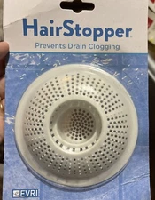 EVRI Hair Stopper Drain Hair Trap - Fits Most Bath & Showers Prevent Clogs