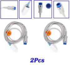 2Pc Adult Finger SpO2 Probe Sensor Apply to Mindray T5/T6/T8/IMEC Pulse Oximeter