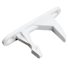 Washer Door Latch Strike (White) for Frigidaire Part 131763302 (ER131763310)