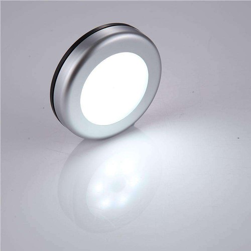 6-LED Wireless Motion Sensor Night Light Wall Cabinet Closet Stair Lamp - pack 3 - Bild 4 von 7