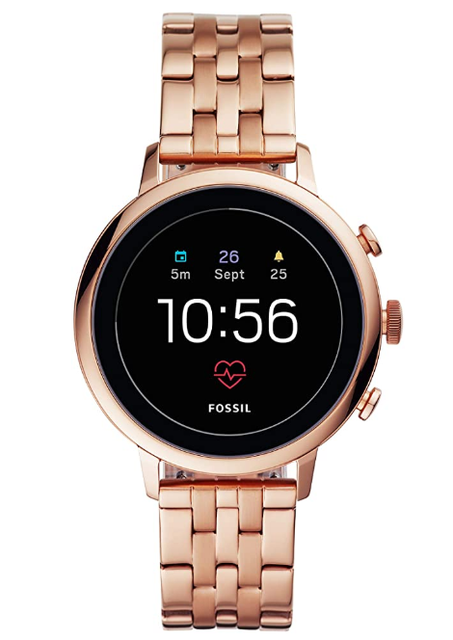 Fossil Women's Gen 4 Venture HR Stainless Steel Touchscreen Smartwatch GPS, NFC | eBay