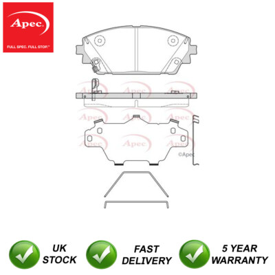 Brake Pads Set Front Apec Fits Mazda 3 2019-2021 1.8 D 2.0 BCYB3328ZA