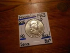 1963D silver Franklin Half Dollar BU+ BEAUTY!!! PQ!!! LOOOOOOOOOK!!!! #6
